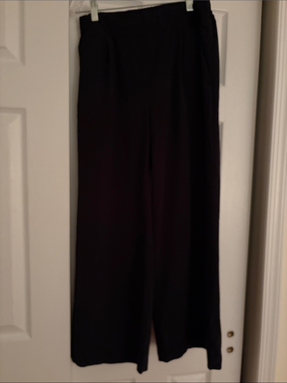 Athleta Women's Black Brooklyn Wide-Leg Cropped Pants
